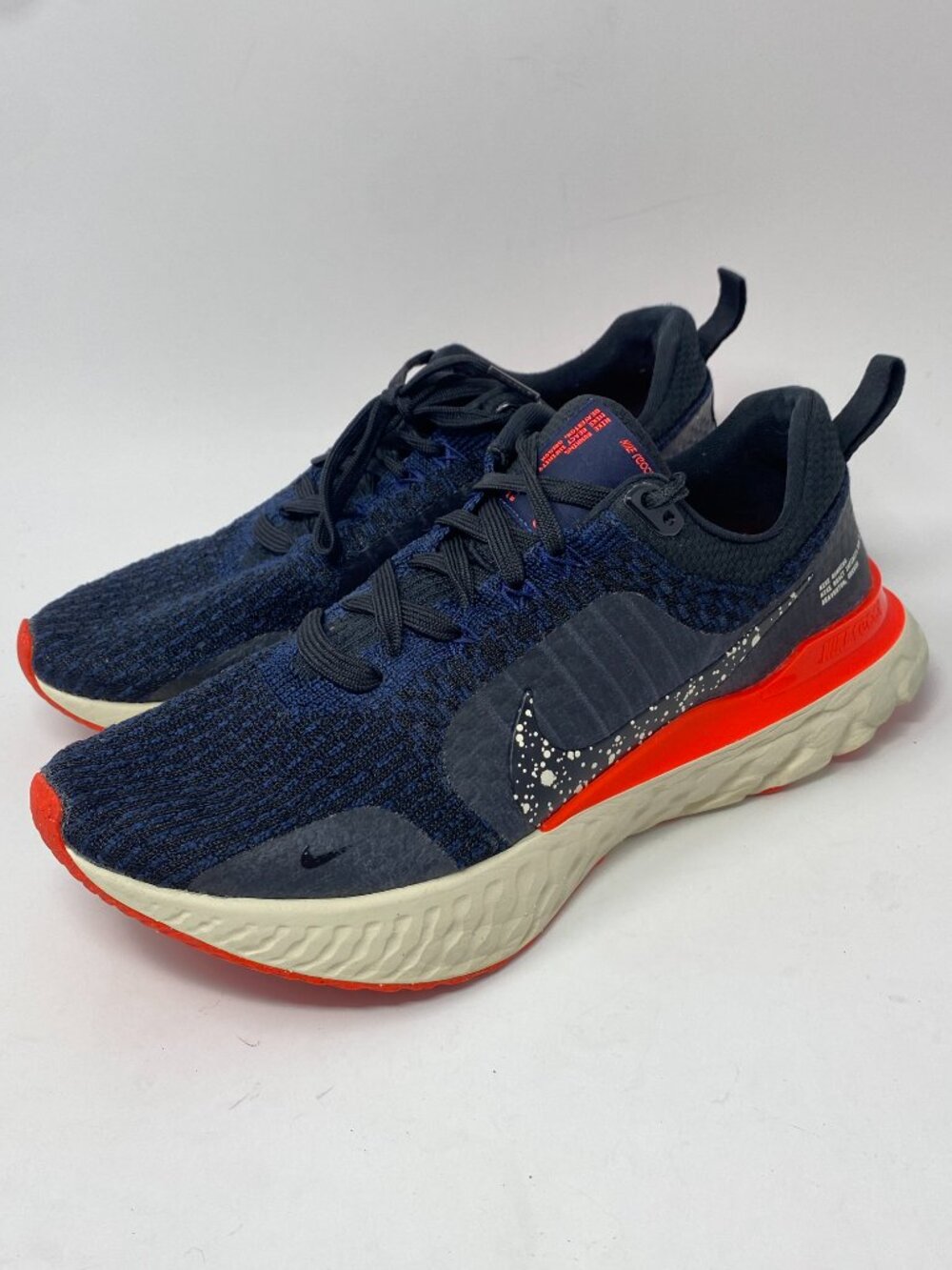 Nike React Infinity 3 Shoes Mens 9.5 Black Obsidian Crimson Running DZ3014 002